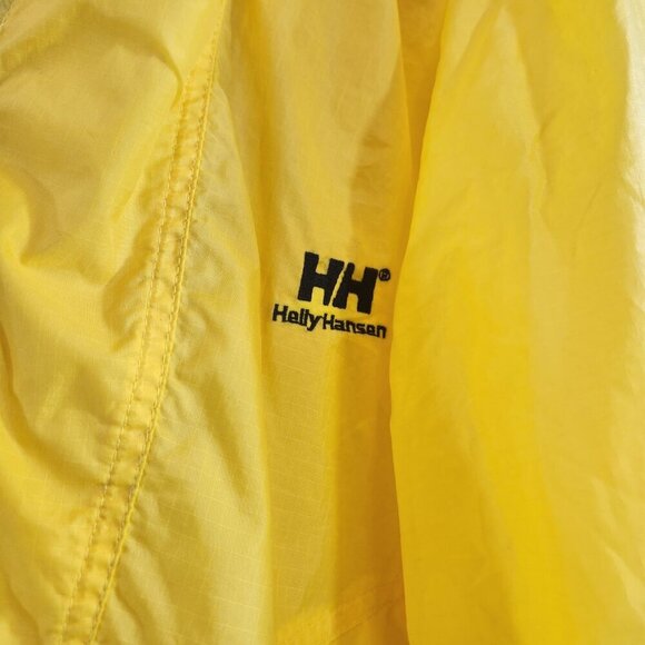 Vintage Helly Hansen 1/2 Zip Pullover Windbreaker Yellow Mens - Picture 4 of 9